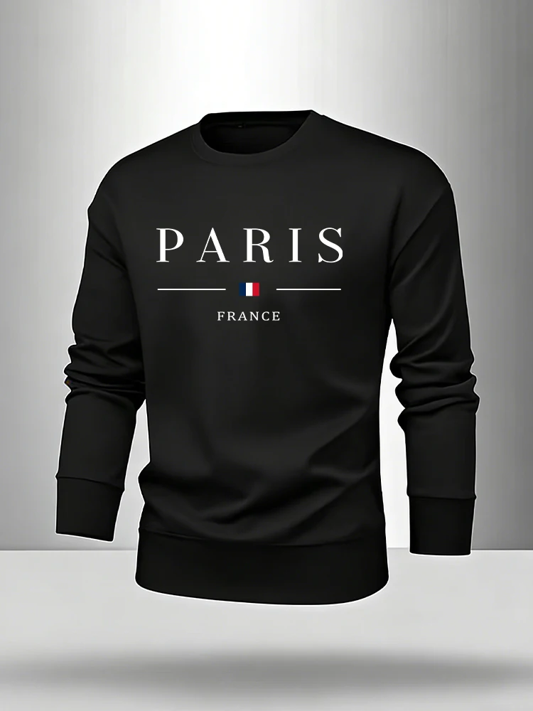 Paris Print Men's Set Pullover - Paris Fashion Men 评论和价格