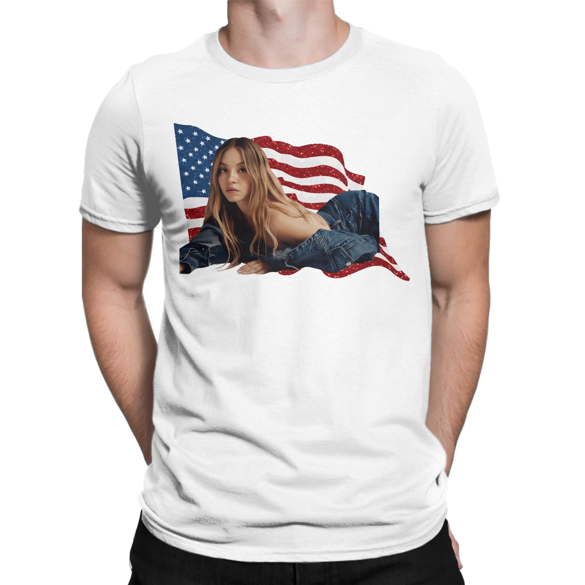 Sydney Sweeney Cotton T Shirt  - Men'S Fashion Sydney 评论和价格