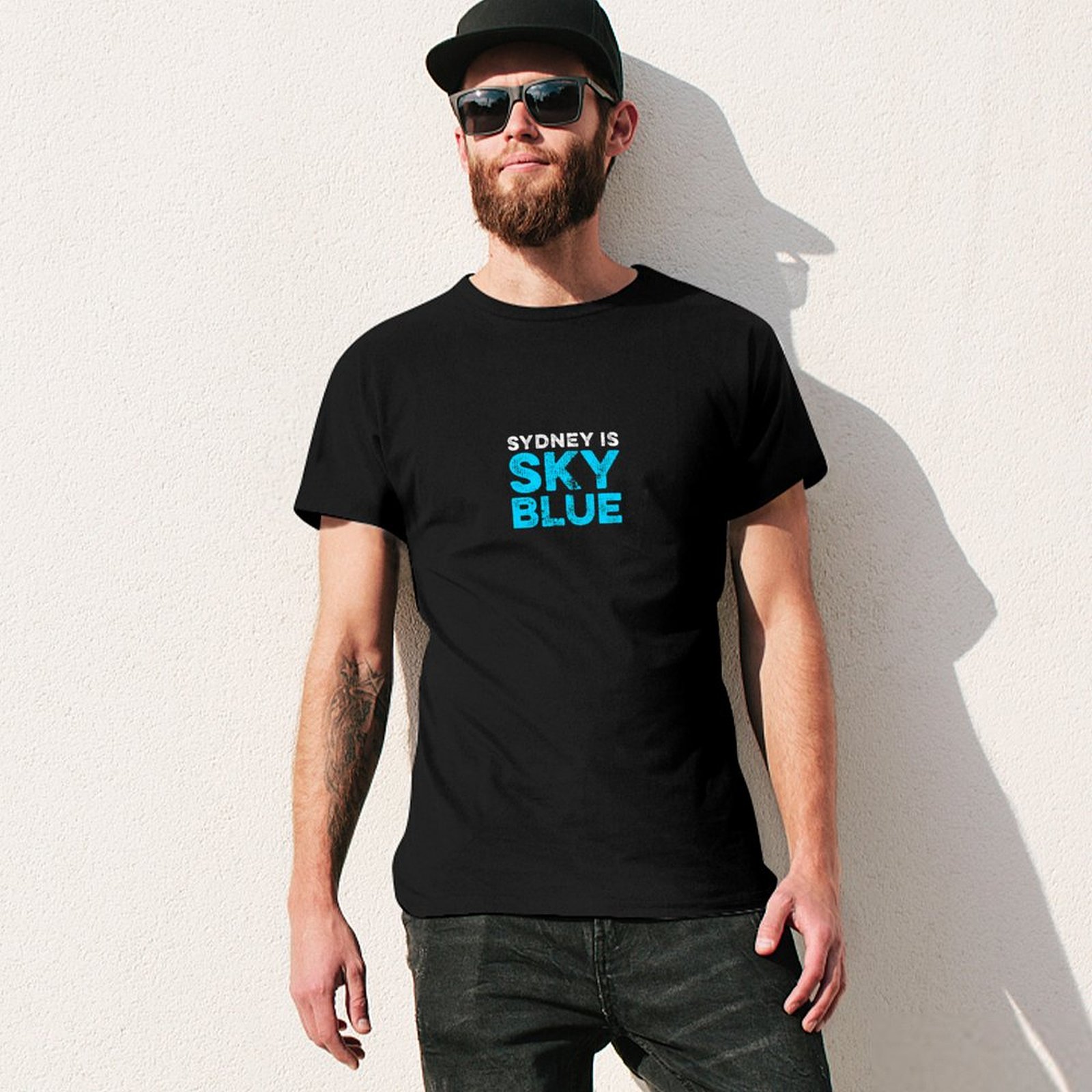 Sydney is sky blue T-Shirt Sum - Men'S Fashion Sydney 评论和价格