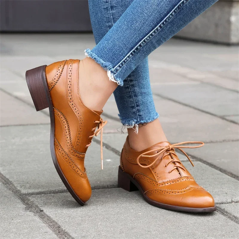 British Flats Women Oxfords Mi - Oxford Shoes Brogue 评论和价格