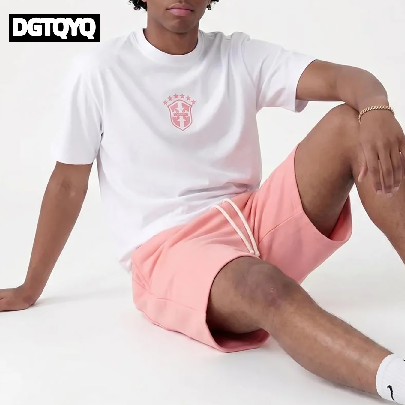 Man's Summer New Pink Embroide - Men'S Fashion 2025 评论和价格