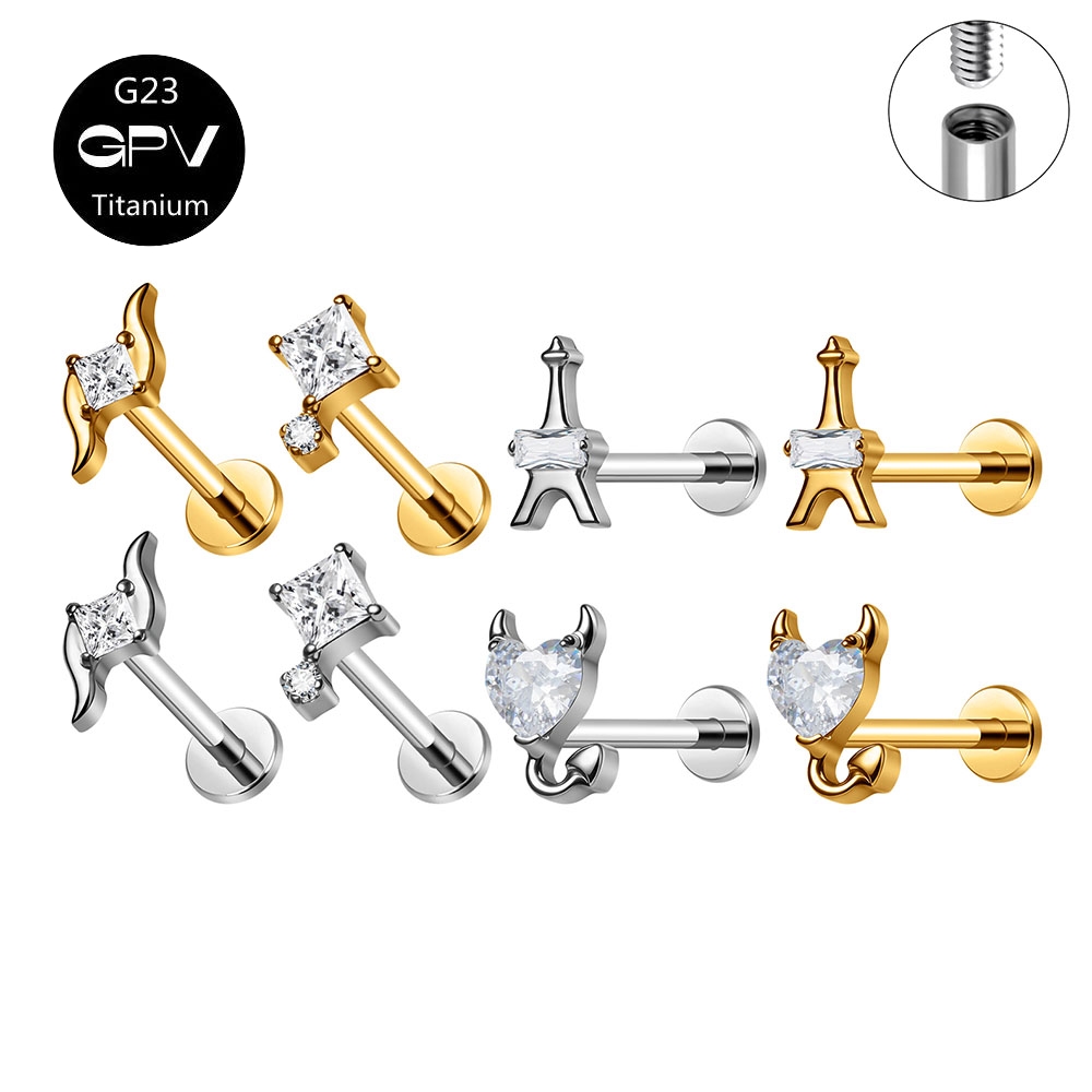 ASTM G23 Titanium Ear Studs Ir - Mens Fashion In 1920 评论和价格