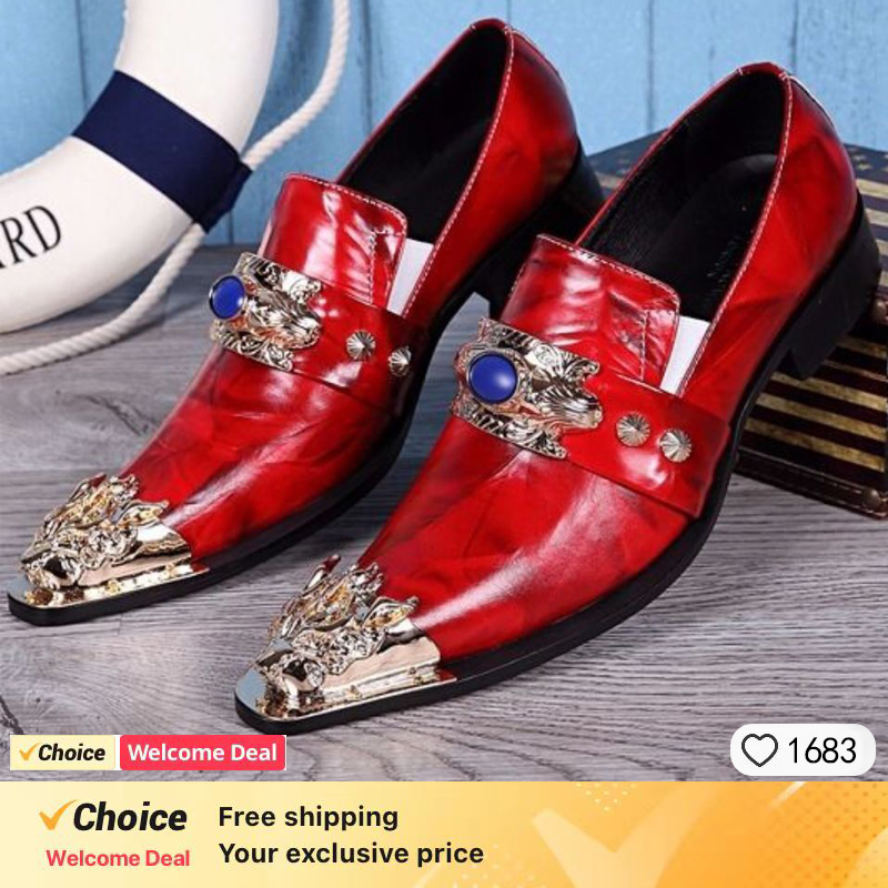 Men's Shoes Italian Style Poin - Oxford Shoes Brogue 评论和价格