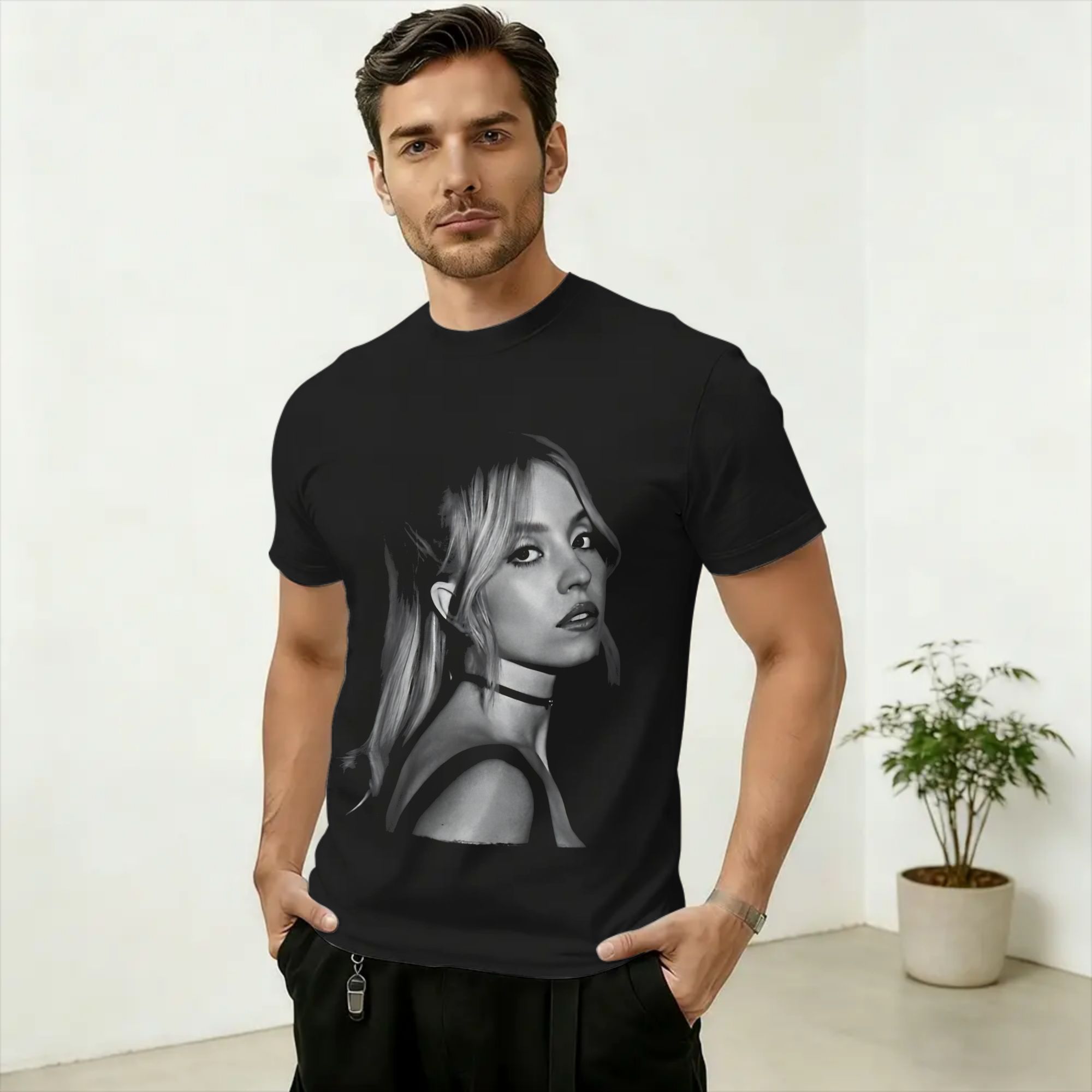 Sydney Sweeney Pure Cotton T-S - Men'S Fashion Sydney 评论和价格
