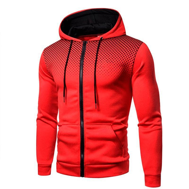 Men's Long Sleeve Zipper Hoodi - Men'S Fashion Zipper Hoodie 评论和价格