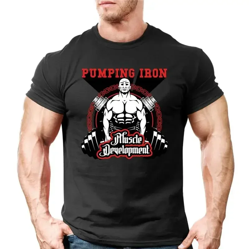 Pumping Iron Muscle Developmen - Muscle Tee Workout 评论和价格