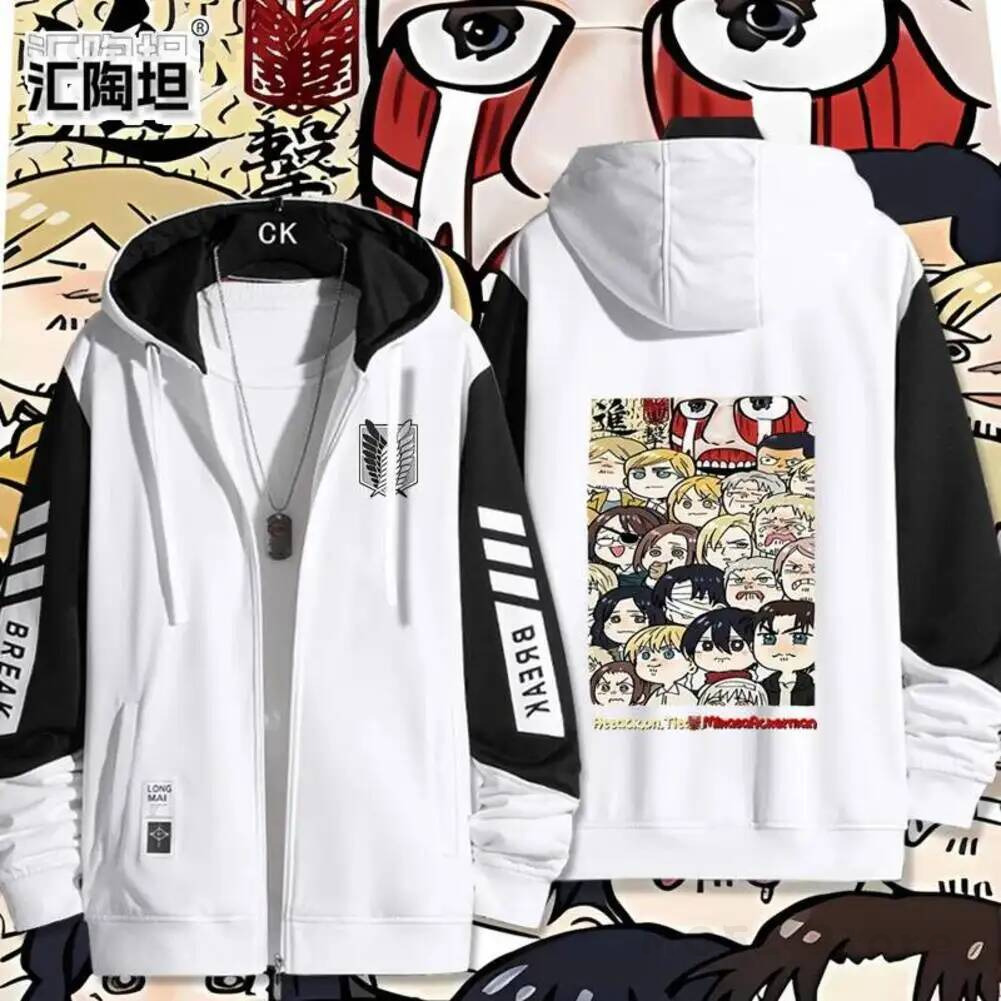 Ackerman Levi Mikasa·Ackerman  - Men'S Fashion Zipper Hoodie 评论和价格