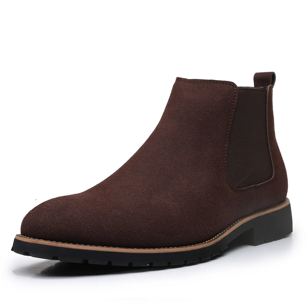 Men Ankle Boots British Style  - Mens Fashion Dress 评论和价格