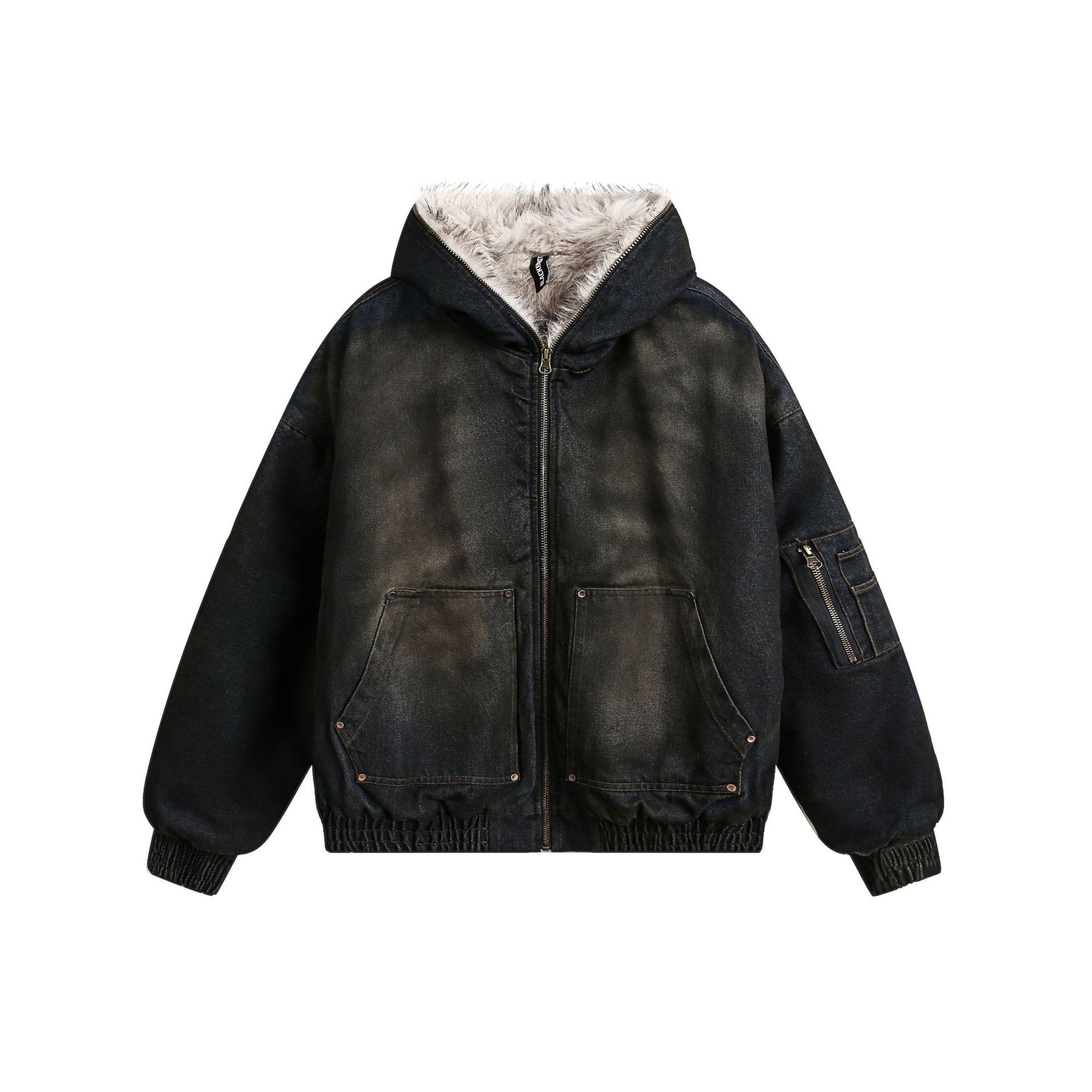 2025 Winter New American Washe - Sherpa Jacket Fleece 评论和价格