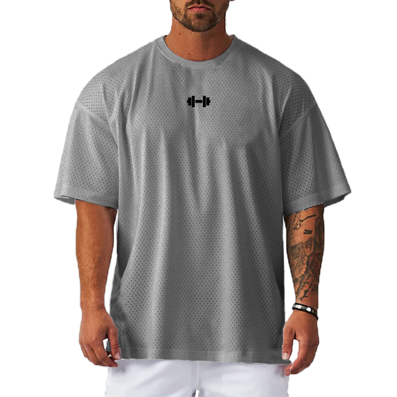 Oversized Loose Short Sleeve Q - Muscle Tee Workout 评论和价格