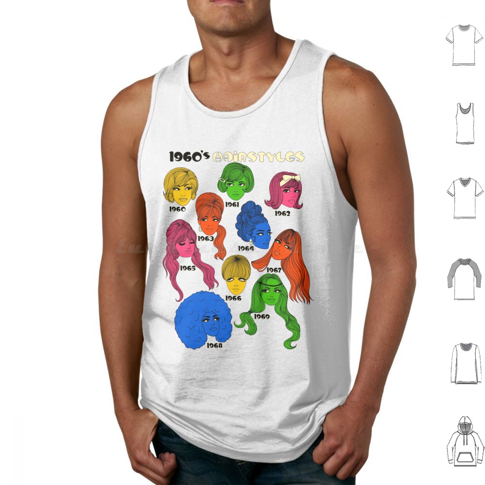1960s Hairstyles Tank Tops Pri - Men'S Fashion 1960S 评论和价格