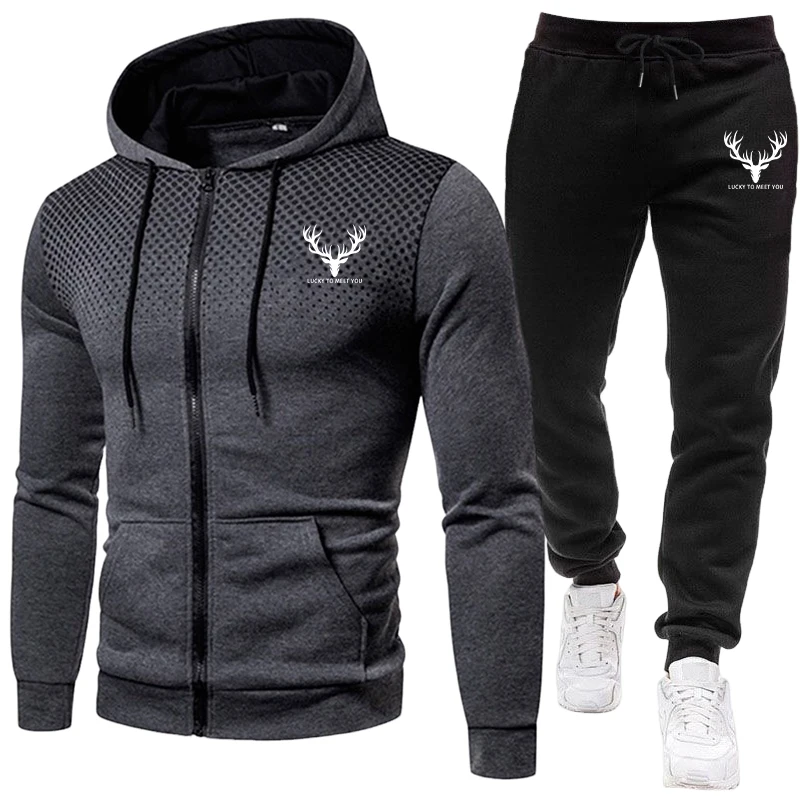 2026 New Arrival Men's Set Zip - Men'S Fashion Zipper Hoodie 评论和价格