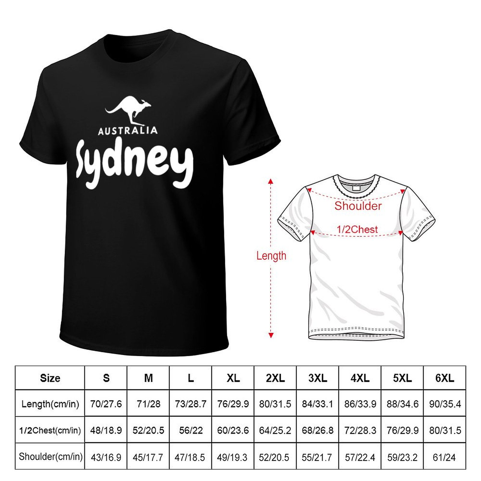 Sydney, Sydney Australia T-Shi - Men'S Fashion Sydney 评论和价格