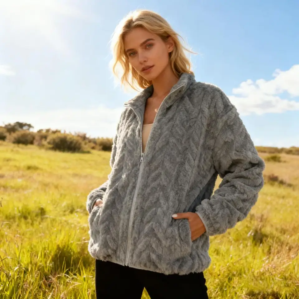 Winter Coat Women Winter Fleec - Sherpa Jacket Fleece 评论和价格