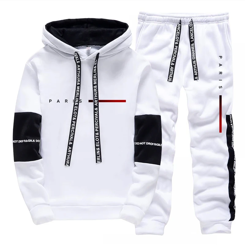 Men's Set Paris Fashion Hoodie - Paris Fashion Men 评论和价格