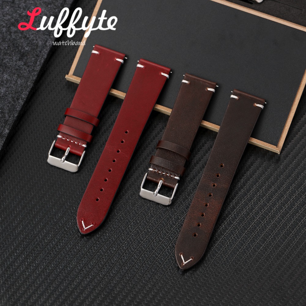 Men Oil Wax Leather Watch Stra - Mens Fashion In 1920 评论和价格