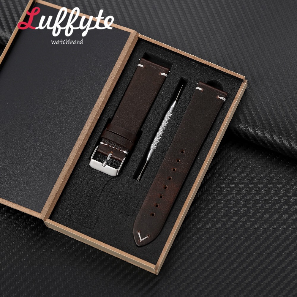 Men Oil Wax Leather Watch Stra - Mens Fashion In 1920 评论和价格