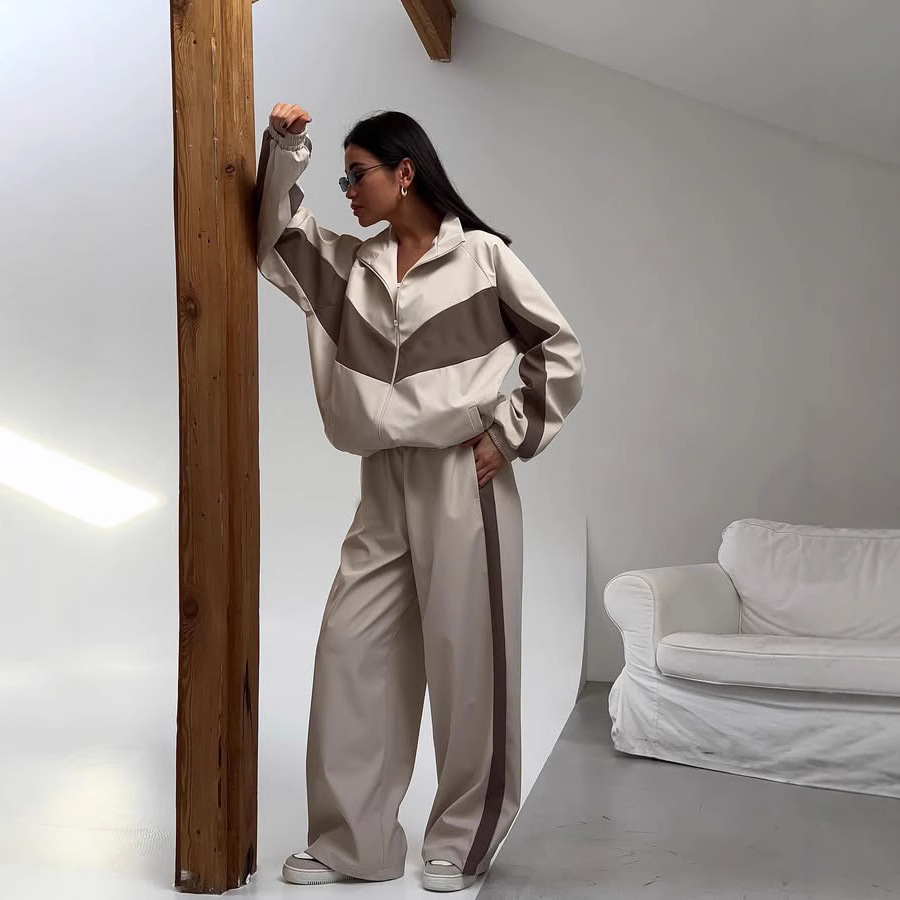 Oversized Tracksuit Colorblock - Mens Fashion Jumpers 评论和价格