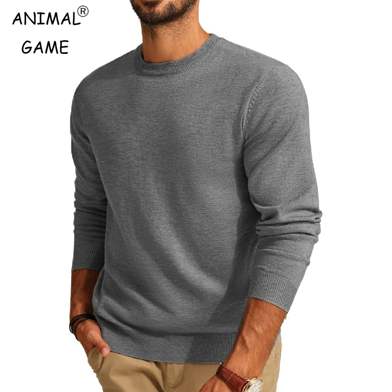 Men's Long Sleeve Sweaters Cre - Mens Fashion Jumpers 评论和价格