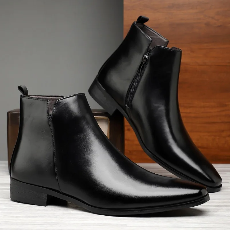 New Men's Boots Classics Chels - Mens Fashion Dress 评论和价格