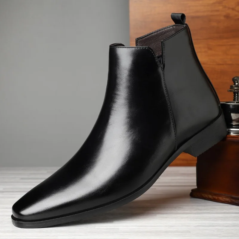 New Men's Boots Classics Chels - Mens Fashion Dress 评论和价格