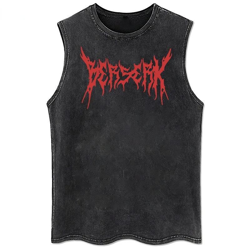 Summer Men's Retro Printed Was - Muscle Tee Workout 评论和价格