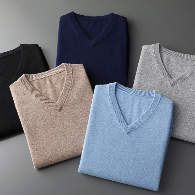 Cashmere Cotton Blend Classic  - Mens Fashion Jumpers 评论和价格