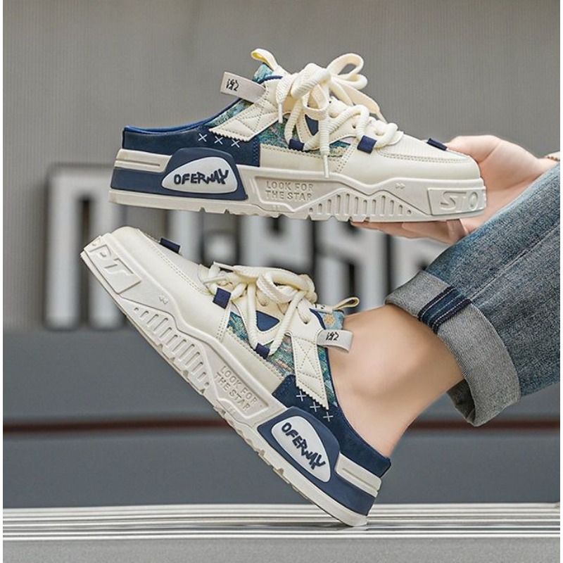 Fashion Men Casual Shoes Half  - Men'S Fashion Loafers Shoes 评论和价格