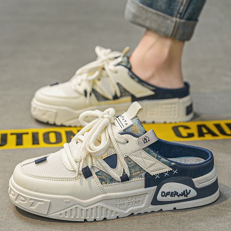 Fashion Men Casual Shoes Half  - Men'S Fashion Loafers Shoes 评论和价格