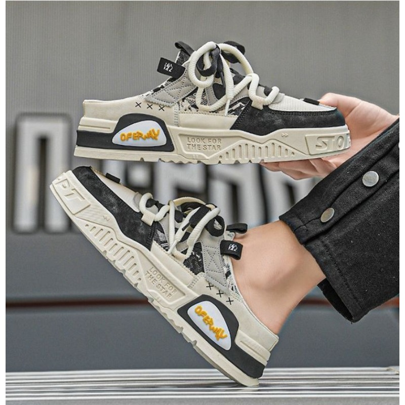 Fashion Men Casual Shoes Half  - Men'S Fashion Loafers Shoes 评论和价格