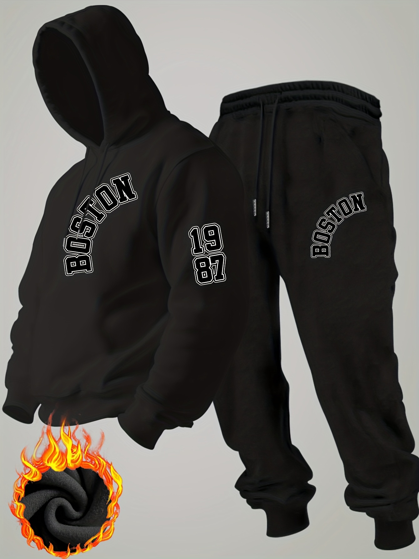 2026 new Men Winter Fleece Hoo - Men'S Fashion For 2026 评论和价格
