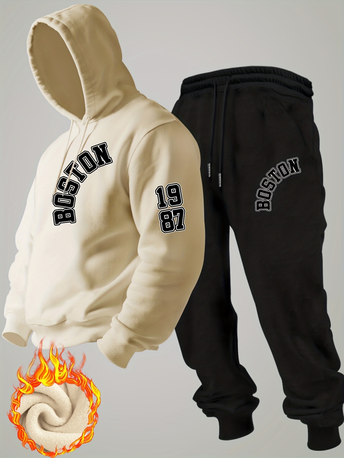 2026 new Men Winter Fleece Hoo - Men'S Fashion For 2026 评论和价格