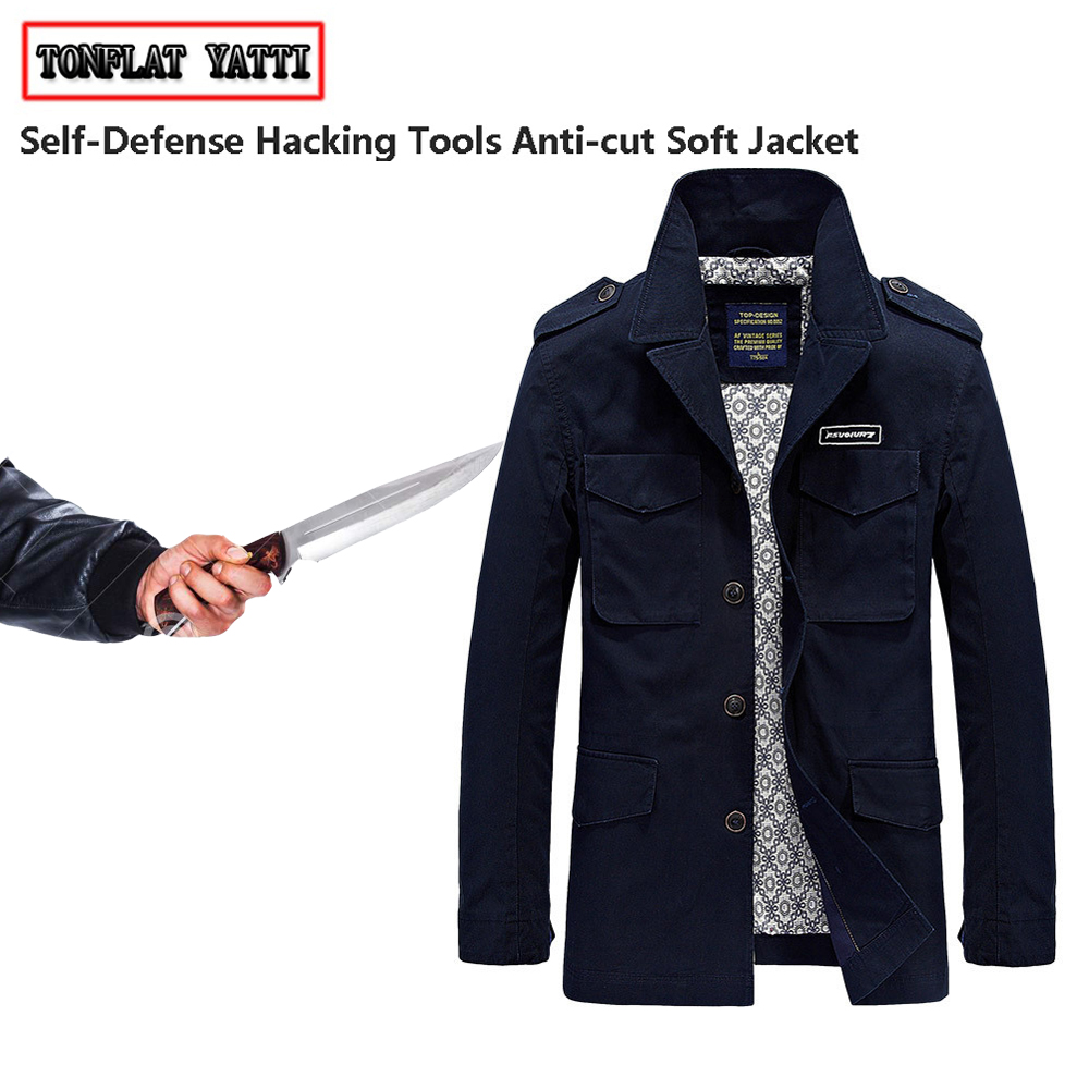 Anti Cut Men Jacket Anti-Hacki - Mens Fashion Hacks 评论和价格