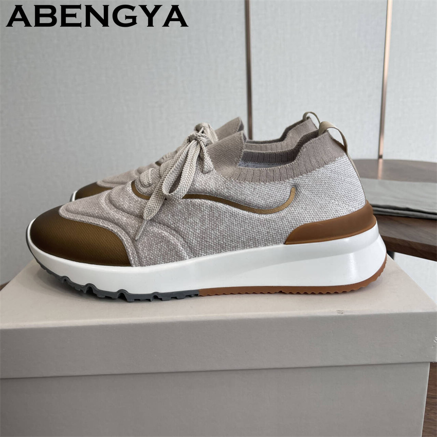 Men New Multicolour Knitted lo - Men'S Fashion Loafers Shoes 评论和价格