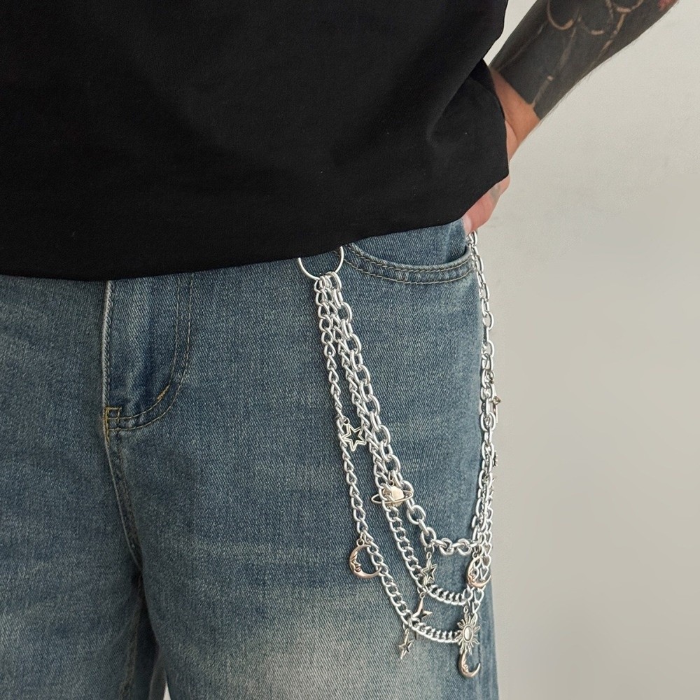 Unisex Adjustable Metal Pants  - Men'S Fashion Night Out 评论和价格